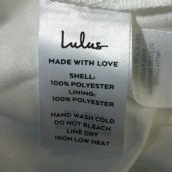 LULU'S SZ S Pretty Perfect White Burnout Floral Off-the-Shoulder Midi Dress B43 - Picture 8 of 8